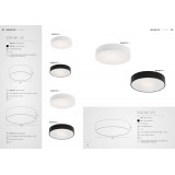 ARGON 3567 | Darling-AR Argon stropné svietidlo kruhový 1x LED 3900lm 3000K biela, opál