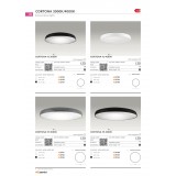 AZZARDO 2739 | Cortona Azzardo stropné svietidlo kruhový 1x LED 3600lm 4000K biela