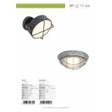BRILLIANT G96293/63 | Nyx Brilliant rameno stenové svietidlo otočné prvky 1x LED 1000lm 3000K IP44 čierna, biela