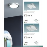 EGLO 94985 | Fres-LED Eglo stenové, stropné svietidlo 4x LED 2040lm 3000K chróm, biela, priesvitná
