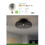 EGLO 110288 | E27 4W -> 16W Eglo veľká guľa G125 LED svetelný zdroj filament múdre osvetlenie 150lm 2000K ovládanie hlasom, regulovateľná intenzita svetla, na diaľkové ovládanie CRI>80