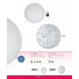 EGLO 95672 | Magitta-1 Eglo stenové, stropné svietidlo kruhový 1x LED 950lm 3000K biela, priesvitná