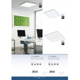 EGLO 32812 | Salobrena-1 Eglo stropné LED panel štvorec 1x LED 2100lm 4000K biela