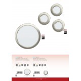 EGLO 99139 | Fueva-5 Eglo zabudovateľné LED panel kruhový Ø216mm 1x LED 1800lm 3000K saténový nike, biela