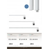 EGLO 97572 | Dundry Eglo stenové, stropné svietidlo prepínač 1x LED 840lm 4000K biela