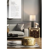 ELSTEAD BARBICAN-TL | Barbican Elstead stolové svietidlo 65cm prepínač 1x E27 grafit, saténový nike, strieborný