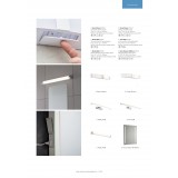 ENDON 76656 | Moda-EN Endon stenové svietidlo prepínač 1x LED 1350lm 4000K IP44 chróm, biela