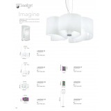 FANEUROPE I-IMAGINE-PT | Imagine Faneurope stojaté svietidlo Luce Ambiente Design 182,2cm prepínač 3x E27 biela, opál