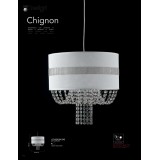 FANEUROPE I-CHIGNON/S40 | FanEurope-Mix Faneurope clona tienidlo Luce Ambiente Design E27 biela, krištáľ