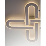 FANEUROPE LED-OBSESSION-PL80 | Obsession Faneurope stropné svietidlo Luce Ambiente Design diaľkový ovládač regulovateľná intenzita svetla, nastaviteľná farebná teplota 1x LED 5800lm 3000 - 4000 - 6000K biela, saténový