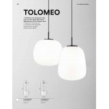 FANEUROPE I-TOLOMEO-S31 | Tolomeo-FE Faneurope visiace svietidlo Luce Ambiente Design 1x E27 matná čierna, opál