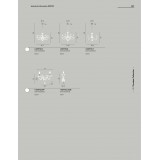 FANEUROPE I-SOFFIO/6 | Soffio-FE Faneurope luster svietidlo Luce Ambiente Design 6x E14 jasná biela, chróm
