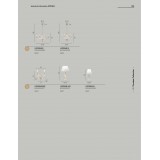 FANEUROPE I-EPOQUE/L1 | Epoque Faneurope stolové svietidlo Luce Ambiente Design 43cm prepínač 1x E27 zlatý, priesvitné, biela
