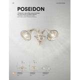 FANEUROPE I-POSEIDON/5 | Poseidon-FE Faneurope luster svietidlo Luce Ambiente Design 5x E14 šampanské