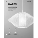 FANEUROPE I-HAREM-S40 | Harem-FE Faneurope visiace svietidlo Luce Ambiente Design 1x E27 biela