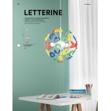 FANEUROPE K-LETTERINE/S41 | Letterine Faneurope visiace svietidlo Luce Ambiente Design 3x E14 biela, viacferebné