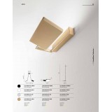 FANEUROPE LED-BOOK-PL-BCO | Book-FE Faneurope visiace svietidlo Luce Ambiente Design otočné prvky 2x LED 2600lm 3200K biela, chróm, opál