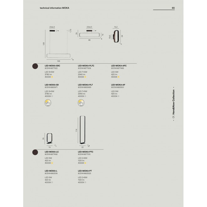 FANEUROPE LED-MOKA-LC | Moka-Caffe Faneurope stolové svietidlo Luce Ambiente Design 26cm prepínač 1x LED 350lm 3000K mokka