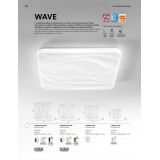 FANEUROPE I-WAVE-PL65-INT | SMART-INTEC-Wave-FE Faneurope stropné múdre osvetlenie Luce Ambiente Design štvorec diaľkový ovládač ovládanie hlasom, regulovateľná intenzita svetla, nastaviteľná farebná teplota 1x LED 6600lm 3000 - 4000 - 6000K opál, kryštál