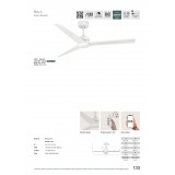 FARO 33721 | Nuu Faro ventilátor stropné matný biely