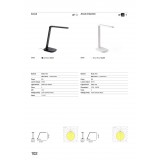 FARO 53416 | Anouk-FA Faro stolové svietidlo 40cm 1x LED 2700 <-> 6500K jasná biela, priesvitná