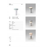 FARO 20208 | Buddy-FA Faro stolové svietidlo 17,2cm 1x LED 260lm 2700K biely opál, opál, opál