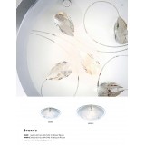 GLOBO 40409 | BrendaG Globo stropné svietidlo 1x E27 chróm, zrkalový, opál