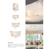 GLOBO 40403-3 | Paranja Globo stenové svietidlo 3x E27 chróm, biela, priesvitné