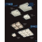 ITALUX W29541-1A | Declan Italux stropné svietidlo 1x LED 288lm 3000K chróm, biela, priesvitné