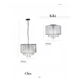 ITALUX MXM2046-3L | Kiki-IT Italux stropné svietidlo 3x E14 priesvitné, chróm, priesvitné