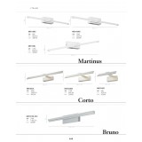 ITALUX MB15150-02C | Bruno-IT Italux stenové svietidlo 1x LED 1450lm 3000K chróm, biela
