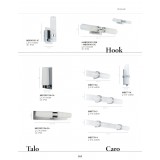 ITALUX MB030101-1C | Hook-IT Italux stenové svietidlo prepínač na ťah 1x E14 chróm, biela