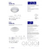 KANLUX 7015 | Marc Kanlux stenové, stropné svietidlo 1x E27 IP54 IK10 UV biela