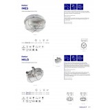 KANLUX 70522 | Milo1 Kanlux stenové, stropné svietidlo 1x E27 IP54 IK06 sivé