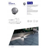 KANLUX 7280 | Roger1 Kanlux zabudovateľné svietidlo kruhový Ø100mm 1x LED 6000 - 6500K IP66 IK09 sivé