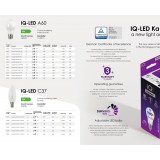 KANLUX 27271 | E27 5,5W -> 41W Kanlux normálne A60 LED svetelný zdroj IQ-LED SAFE light 480lm 4000K 240° CRI>80