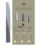 LUTEC 5192701330 | Leo-LU Lutec stenové svietidlo 1x LED 750lm 3000K IP54 matná čierna, opál