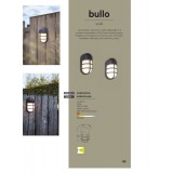 LUTEC 6383001118 | Bullo Lutec stenové svietidlo 1x LED 1100lm 3000K IP54 tmavošedá, opál