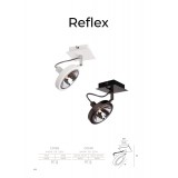 MAXLIGHT C0139 | Reflex Maxlight spot svietidlo otočné prvky 1x G9 biela, chróm