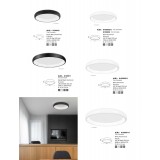 NOVA LUCE 8105605 | Albi-NL Nova Luce stropné svietidlo kruhový 1x LED 1760lm 3000K biela