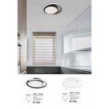 NOVA LUCE 9081207 | Odrey Nova Luce stropné svietidlo kruhový 1x LED 1540lm 3000K matný biely, opál