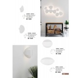 NOVA LUCE 9084081 | Cronus Nova Luce stenové svietidlo malovatelné, podsvietenie 1x LED 1121lm 3000K biela