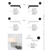 NOVA LUCE 9533523 | Vida-NL Nova Luce rameno stenové svietidlo prepínač otočné prvky, USB prijímač, podsvietenie 1x LED 210lm + 1x LED 350lm 3000K matný biely