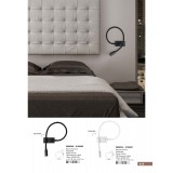 NOVA LUCE 8126581 | Geneva-NL Nova Luce spot svietidlo prepínač flexibilné 1x LED 190lm 3000K biela