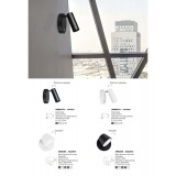 NOVA LUCE 7410401 | Umberto Nova Luce rameno stenové svietidlo prepínač otočné prvky 1x GU10 čierna