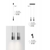 NOVA LUCE 9010232 | Joy-NL Nova Luce rameno stenové svietidlo 1x LED 667lm 3000K matná čierna
