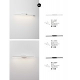 NOVA LUCE 9136172 | Nyx-NL Nova Luce rameno stenové svietidlo 1x LED 1802lm 3000K IP44 tmavošedá, opál