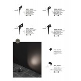 NOVA LUCE 9010002 | Inside Nova Luce zapichovacie svietidlo otočné prvky 1x LED 579lm 3000K IP65 matná čierna