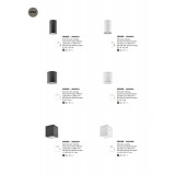NOVA LUCE 9040022 | Cerise Nova Luce stropné svietidlo 1x GU10 IP54 biela