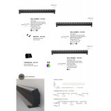 NOVA LUCE 9011161 | Wall-Washer-NL Nova Luce náladové osvetlenie svietidlo otočné prvky 1x LED 3388lm 3000K IP67 matná čierna